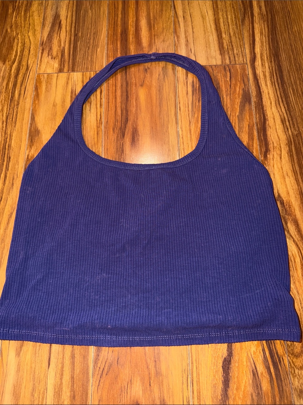 wild fable Royal Purple Ribbed Tank